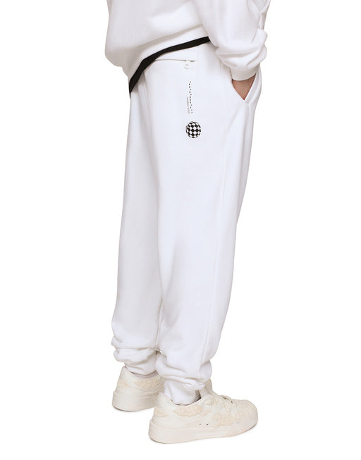 JERSEY JOGGING PANTS WITH DGVIB3 PRINT AND LOGO