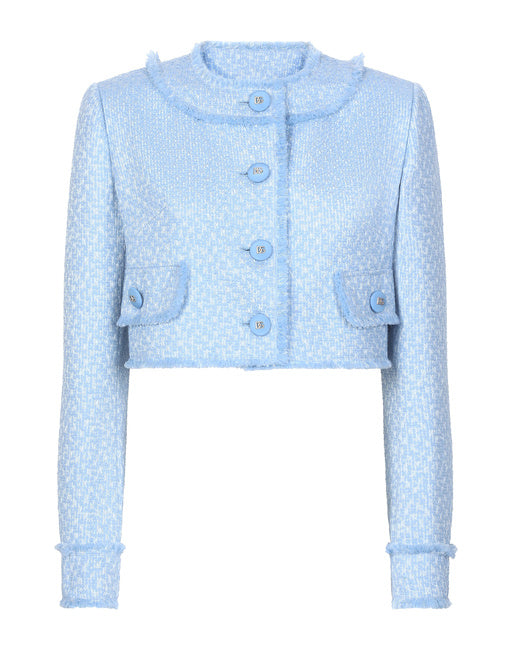 RACHEL SHORT WOOL TWEED JACKET