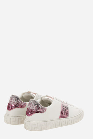 La Greca Sneaker In Free Bio Fabric-Satin-Degrade Strass
