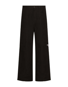 COTTON FAILLE PANTS WITH DGVIB3 PATCH AND EMBROIDERY