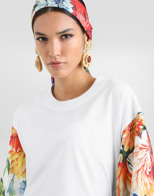 SHORT-SLEEVE T-SHIRT WITH SCARF