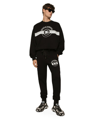 COTTON T-SHIRT WITH DG MILANO LOGO EMBROIDERY