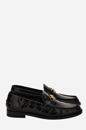 Medusa 95 Loafers In Embossed Croc Calf Leather