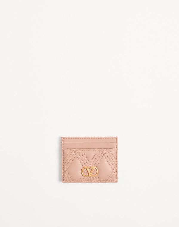 Portacarte Valentino Garavani Quiltie 67 In Nappa Trapuntata
