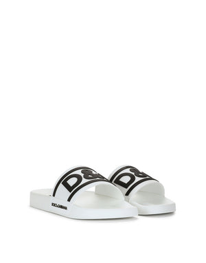 SLIDE RUBBER BEACHWEAR WITH DG LOGO