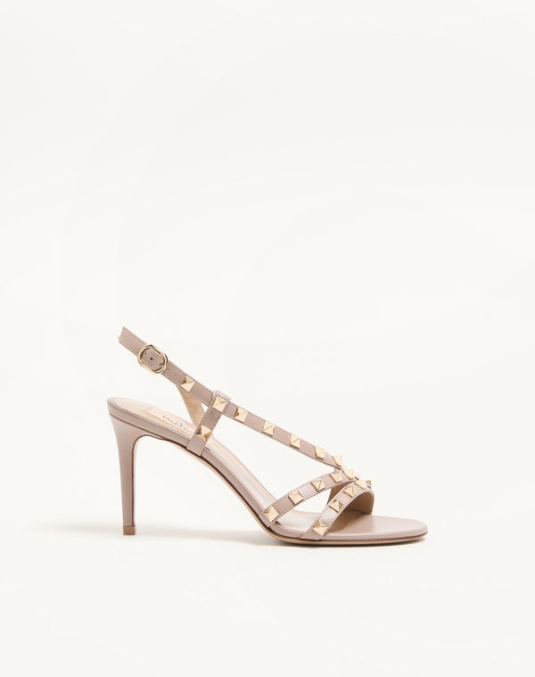 SANDALO ROCKSTUD IN VITELLO 85MM
