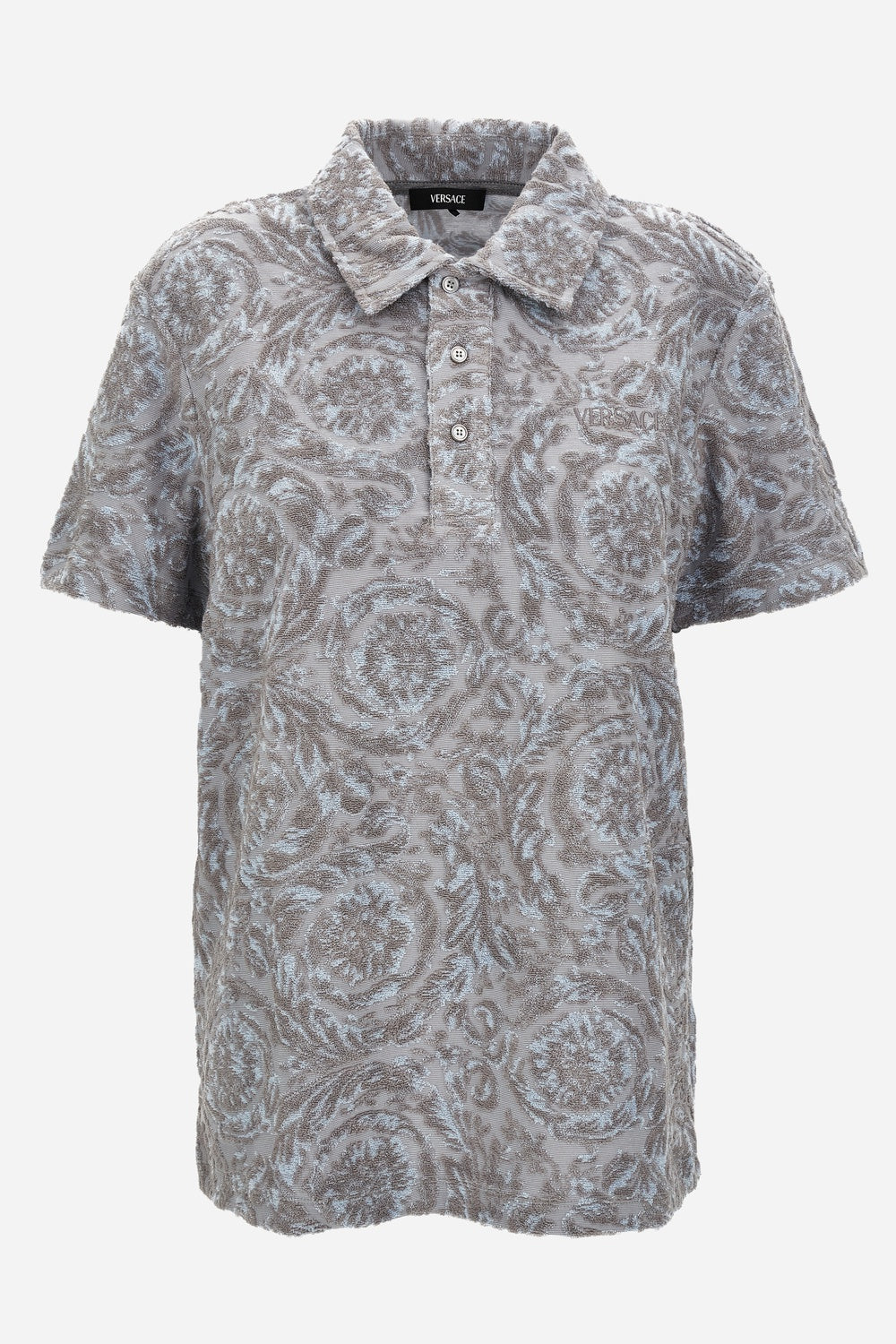 Polo In Responsible Fabric Yd Baroque Towel Stitch Jacquard-Embroidery