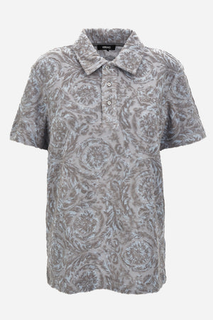 Polo In Responsible Fabric Yd Baroque Towel Stitch Jacquard-Embroidery