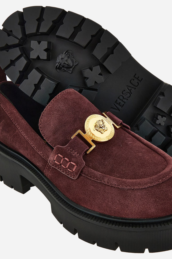 Icon Loafer  In Suede-Enamel Hw