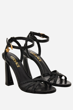 La Medusa Sandal  In Printed Ayers Calf Leather