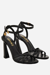 La Medusa Sandal  In Printed Ayers Calf Leather