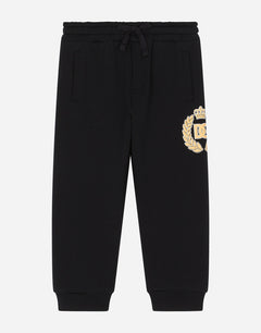 JERSEY JOGGING PANTS WITH DG LAUREL PRINT
