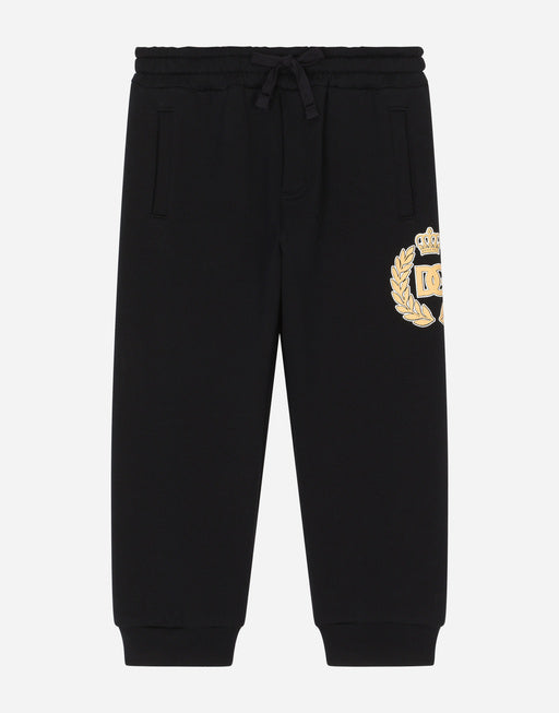 JERSEY JOGGING PANTS WITH DG LAUREL PRINT