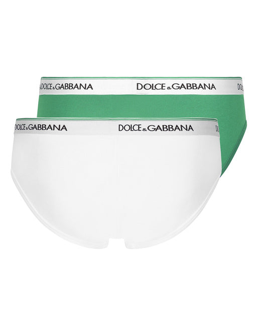 TWO-PACK MID-LENGTH COTTON JERSEY BRIEFS