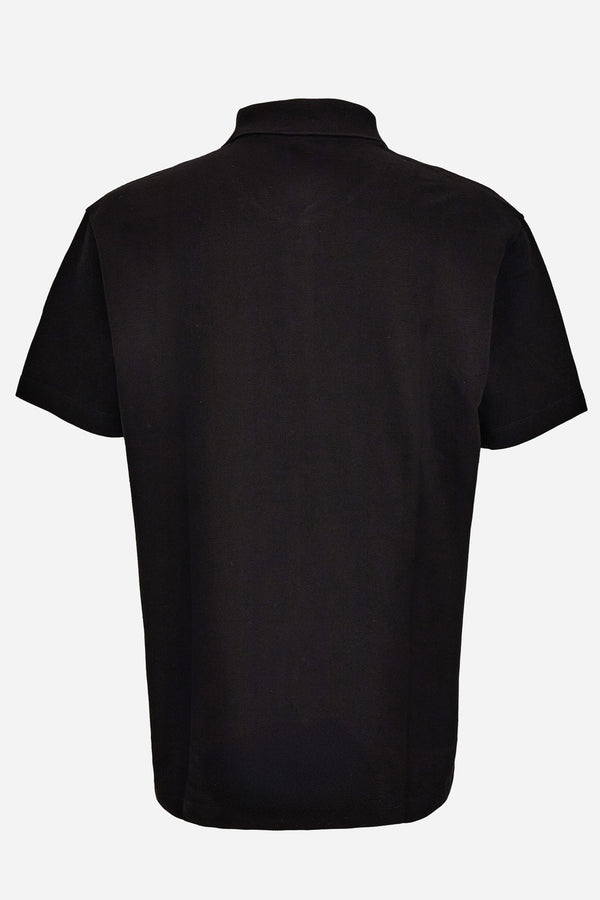 Polos In Piquet Fabric-Medusa Embroidery