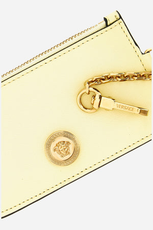 Smooth Icon Card Case In Lamb Leather