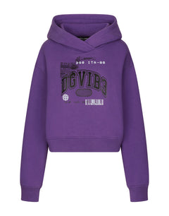 LONG-SLEEVED COTTON JERSEY HOODIE DGVIB3