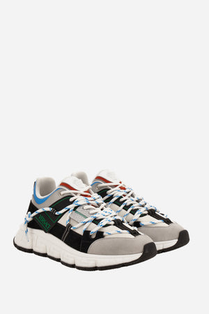 Urban Hike Sneaker In Split Leather-Fabric-Calf Leather