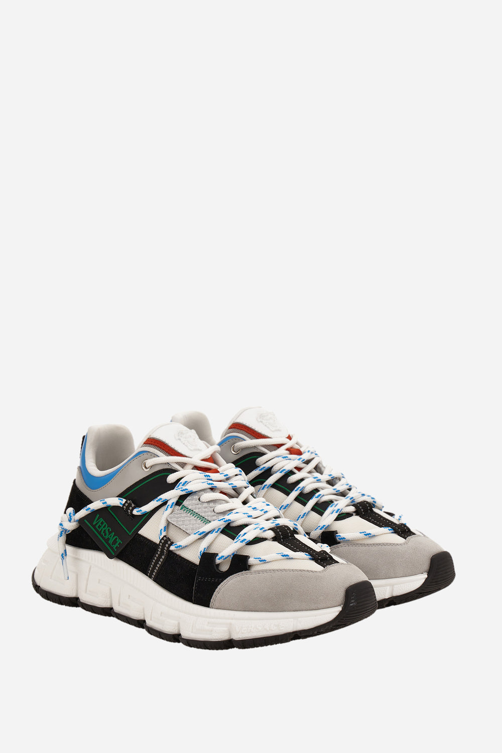 Urban Hike Sneaker In Split Leather-Fabric-Calf Leather