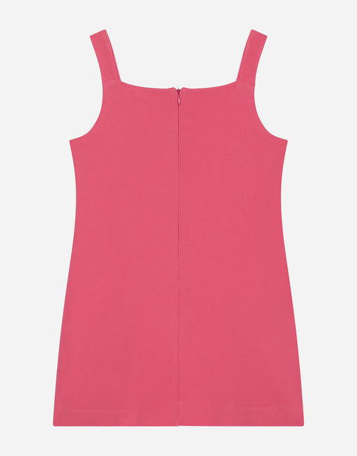 INTERLOCK DRESS WITH METAL DG LOGO