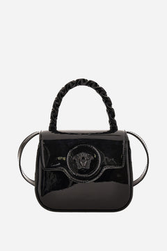 La Medusa Mini Top Handle In Patent Leather
