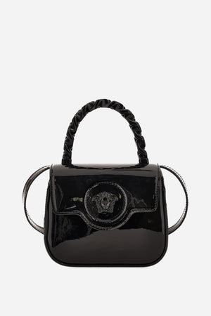 La Medusa Mini Top Handle In Patent Leather