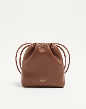 Mini Borsa A Sacchetto Vlogo Pouf In Nappa