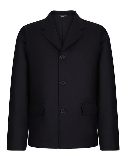 SINGLE-BREASTED WOOL JACKET