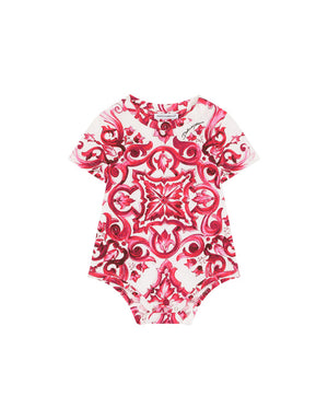 2-BABYGROW GIFT SET IN MAJOLICA-PRINT JERSEY