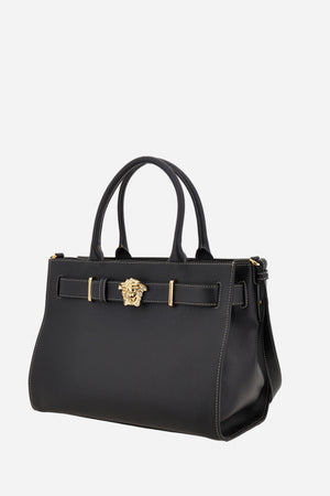 La Medusa Large Tote In Grainy Calf Leather