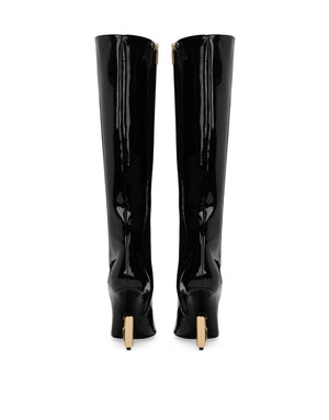 SOFT PATENT LEATHER BOOTS