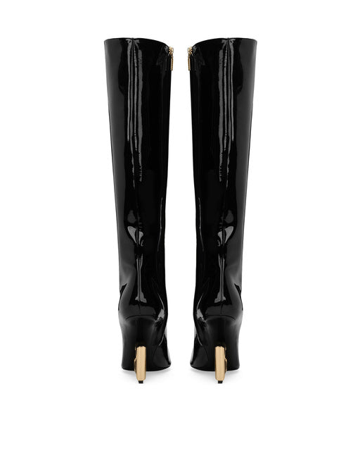 SOFT PATENT LEATHER BOOTS