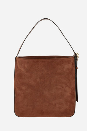 La Medusa Hobo In Grainy Calf Leather-Suede