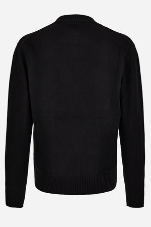 Knit Sweater In Unbrushed Fleece Fabric-Medusa Print-Versace