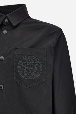 Blouson In Combo Fabrics Cotton Twill-Jacquard Light