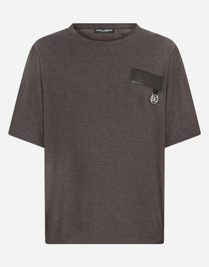 COTTON T-SHIRT WITH DG PATCH