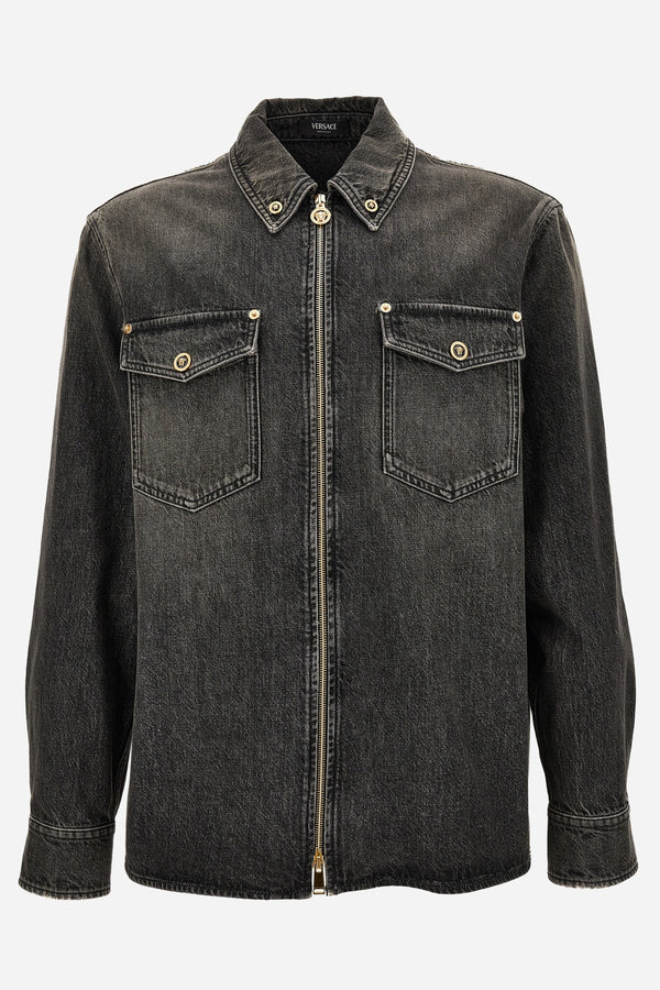 Shirt Denim In Denim Stop Wash Dirty Black