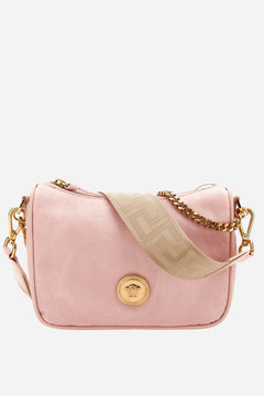 Icon Nylon Hobo Bag In Nylon Jacquard-Calf Leather