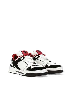 MIXED-MATERIAL NEW ROMA SNEAKERS
