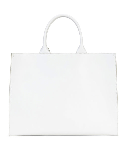 LARGE CALFSKIN DG DAILY SHOPPER WITH DG LOGO PRINT