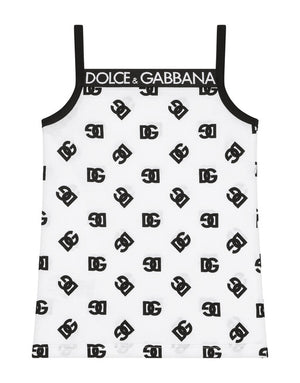 JERSEY TANK TOP WITH DG LOGO PRINT