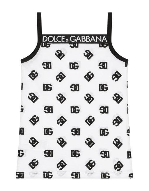 JERSEY TANK TOP WITH DG LOGO PRINT