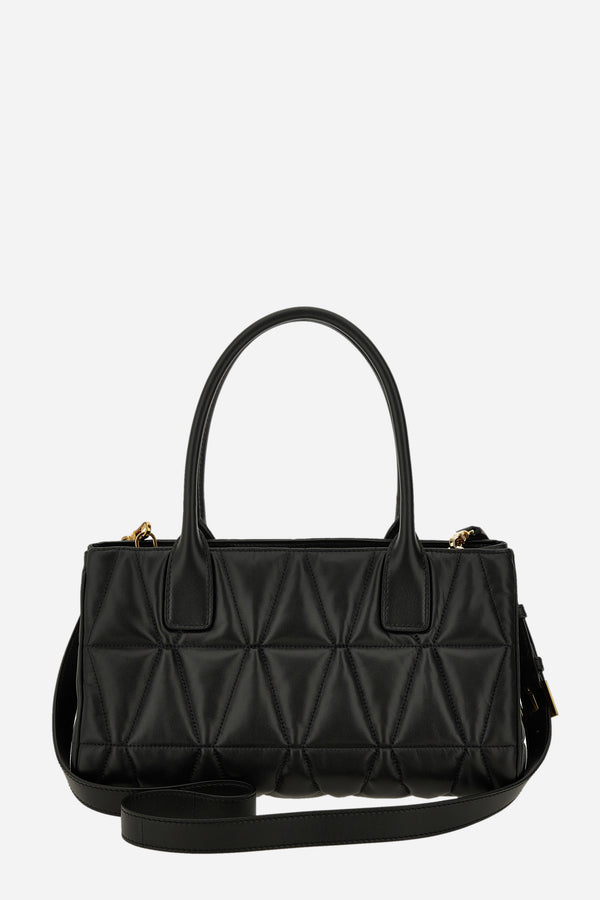 Medusa 95 Medium Tote In Quilted Lamb Leather
