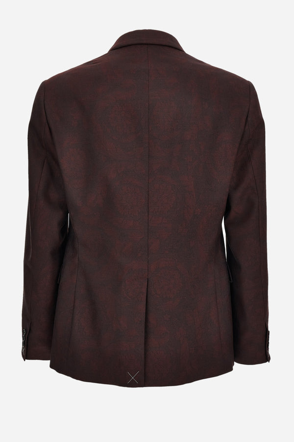Formal Jacket In Wool Barocco Tailoring Fabric