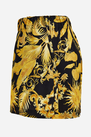Shorts In Twill Poly Baroque Palm Allover Print