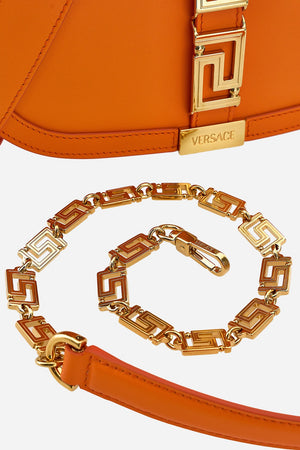 Greca Goddess Medium Shoulder In Calf Leather