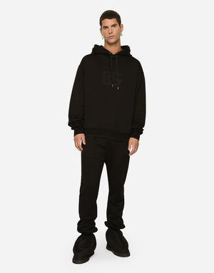 JERSEY HOODIE WITH DG EMBROIDERY