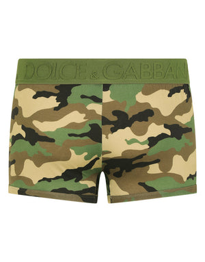 CAMOUFLAGE-PRINT TWO-WAY STRETCH JERSEY BOXERS