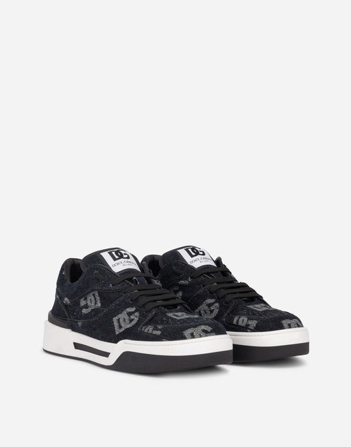 NEW ROMA SNEAKERS WITH DENIM LOGO