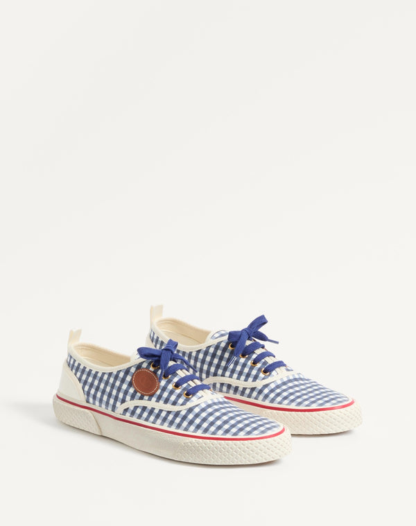 Sneaker Nojoke In Tessuto Canvas Stampa Vichy